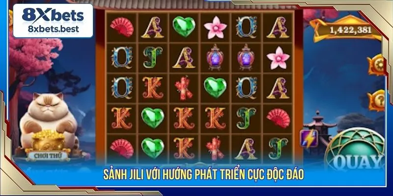 Nổ Hũ 8XBET- Săn Jackpot Khủng Hấp Dẫn Mọi Thời Đại 2 Sảnh JILI với hướng phát triển cực độc đáo